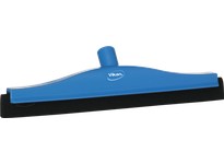 Vikan 77523WB Fixed Head Squeegee White Blade 16" PP/RB BL/WT