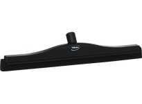 Vikan 77539 Squeegee Fixed Head Floor 20" PP/RB Black