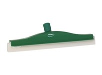 Vikan 77622 Squeegee Swivel Neck Floor 16" PP/RB Green
