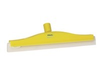 Vikan 77626 Squeegee Swivel Neck Floor 16" PP/RB Yellow