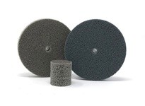 United Abrasives SAIT 77840 Unitized Wheels (Diameter 3" Thick Arbor Series 1/4" 1/4" Series 2SM Grade Medium Density Grain Soft