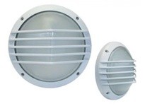 Orbit 7816-A19-WH OUTDOOR BULKHEAD LIGHT A19 WHITE | YarinInd