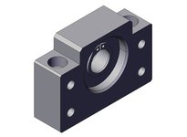 Thomson Linear 7833369 Support Block, Base Mount, BF Style, Compatible with Ball Screw Diameters: 14 mm, 16 mm, 0.631 inCompatib