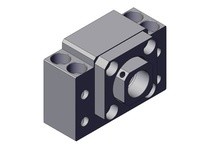 Thomson Linear 7833395 Support Block, Base Mount, BK Style, M25 x 1.5 Thread, Compatible with Ball Screw Diameters: 32 mm, 1.150