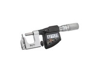 Starrett 790.1AFL-1 Digital Multi-Anvil Micrometer, Friction Thimble, Round and Flat Anvil, SPC Output, .00005", 0-1" RangeDigit