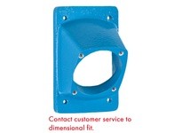 Meltric 791M3FS ANGLE ADAPTER 30 DEGREE METAL BLUE SIZE 1