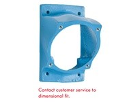 Meltric 793M3FS ANGLE ADAPTER 30 DEGREE METAL BLUE SIZE 3