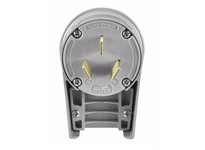 Cooper Eaton 7952AN Plug Angle 50A 125/250V 3P3W Str Gray | Industrial Supplies