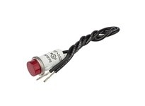 NSI 79780LW Round Indicator Light - Red Lens & Stainless Bezel | Industrial Supplies