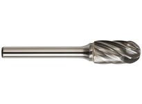 DRILLCO 7CAL140 SC-6NF Aluminum Cut Carbide Burs Cylindrical Ball Nose