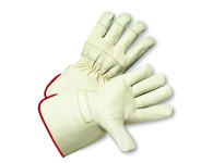 West Chester 8000 White Small Grain Cowhide Leather Work Gloves - Wing Thumb | Durable Protection