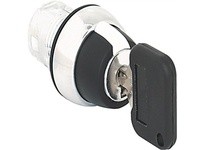 Allen Bradley 800FM-KR35MX11 3 Pos Key Spring Return Selector Switch