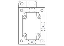Allen Bradley 800H-NP43A Pushbutton Enclosure Base