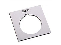 Allen Bradley 800H-W526 Legend Plate Start | YarinInd