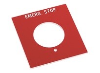 Allen Bradley 800H-Y49J Legend Plate