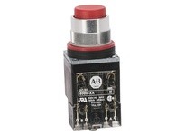 Allen Bradley 800MR-B9B Push Button Unit | Extended Head Yellow Cap