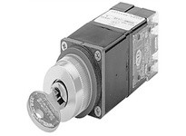 Allen Bradley 800MR-J44B Small Round Selector Switch Unit 3 Position Maintained Cyl. Lock 1 N.O. 1 N.C.