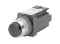 Allen Bradley 800MR-PB16CA Small Roundf Illuminated Push Button Ext. Head Xfmr 120V 60/50Hz Clear Lens 1 N.O. 1 N.C.