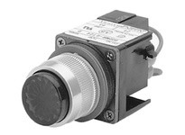 Allen Bradley 800MR-PT16W Small Round Pilot Light Push to Test Xfmr 120V 60/50Hz White Lens