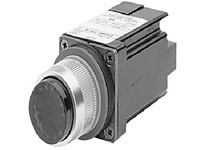 Allen Bradley 800MR-QBL24AAK Small Round Illuminated Push Button Amber Cap