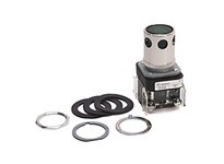 Allen Bradley 800T-QA24GD1 Pushbutton 30.5mm Type 4/13 Mom. Contact PB-Illum. Green Ext. HD W/ Guard Incand./No Options 24V AC/D