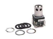 Allen Bradley 800T-QAN25 30.5mm Type 4/13 Mom. Contact PB-Illum. Ext. HD W/ Guard No Lamp 0...250V AC/DC 1 NO-1 NC