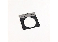 Allen Bradley 800T-X514 800T Legend Plate Standard High-Off-Low | Industrial Supplies