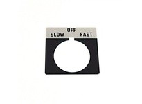 Allen Bradley 800T-X546 800T Legend Plate Standard Slow-Off-Fast | Industrial Supplies