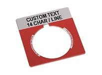 Allen Bradley 800T-X621E Legend Plate | YarinInd