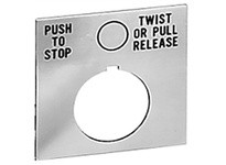 Allen Bradley 800T-X647Y Legend Plate | YarinInd