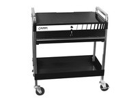 Sunex Tools 8013ABK Service Cart with Locking Top w/Locking Drawer - Black
