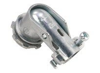 Bridgeport 802-DC2 3/8" HINGED strap 90 degree CONN