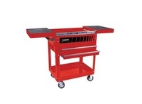 Sunex Tools 8035R Compact Slide Top Utility Cart (Red)