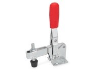 810-530-C JW WincoSteel zinc plated 8.78 inch long 11.93 inch high Vertical Toggle Clamp with M12 thread size, 3.15 inch long 3.