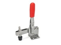 810-75-C-NI JW WincoStainless steel matte finished 2.62 inch long 3.86 inch high Vertical Toggle Clamp with M5 thread size, 1.14