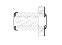 Thomson Linear 8106-101-002 Nut Wiper, BrushWiper, Compatible Ball Nut Diameter: 0.631 in
