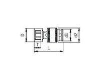 Sunex Tools 812UM 1/4" Dr. 12mm Universal Impact Socket
