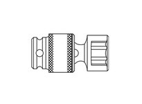 Sunex Tools 812ZUMMG 1/4" Dr 12mm Magnetic Universal Socket 12Pt