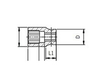 Sunex Tools 814MG 1/4" Dr. 7/16" Magnetic Impact Socket