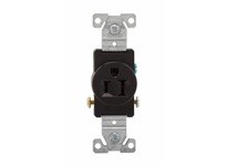 Cooper Eaton 817BK Receptacle Single 15A 125V 2P3W | YarinInd