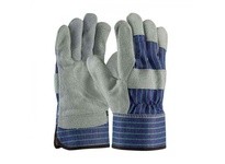 82-7563/L Silver Series A/B Select Shoulder Bl./Grn. Striped Rubberized SC | YarinInd