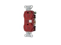 Hubbell Wiring 8200REDLTRA HUBBELL-PRO HG DUP 15A/125V LED TR RED