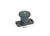 JWWINCO 822.8-6-6-B GN822.8-6-6-B Indexing Plunger with Plastic Knob, Non Locking Type, Zinc Die-Cast Length:25.5mm