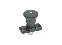 JWWINCO 822.8-6-6-C GN822.8-6-6-C Indexing Plunger with Plastic Knob, Lock-Out, Zinc Die-Cast Length:25.5mm