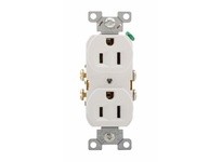 Cooper Eaton 827W-BOX Receptacle Duplex 15A 125V 2P3W | Durable White Outlet