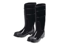 8300/15 West Chester Black 16" PVC Plain Toe Boot | YarinInd