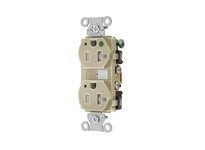 Hubbell Wiring 8300IVLTRA HUBBELL-PRO HG DUP 20A/125V LED TR IV | Reliable Industrial Supplies