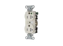 Hubbell Wiring 8300LATRA HUBBELL-PRO HG DPLX 20A/125V TR LA | High-Quality Electrical Outlet