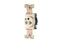 Cooper Eaton 8310B Receptacle HG Single 20A 125V 2P3W | Durable Electrical Outlet