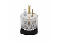 Cooper Eaton 6265HGC Plug Angle HG 15A 125V 2P3W Str Clear | High-Quality Electrical Plug